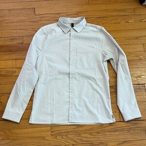lululemon athletica Light Gray Dress Shirt